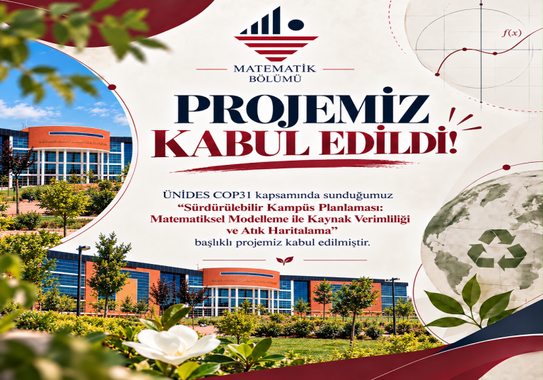 Bölümümüzün Sürdürülebilir Kampüs Projesi ÜNİDES COP31 Kapsamında Kabul Edildi